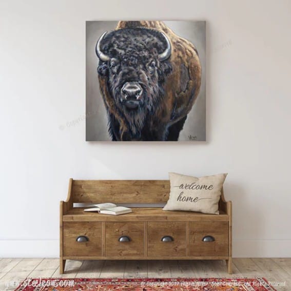 Steel Cow LLC Canvas Print Hal – Canvas Wall Art Print
