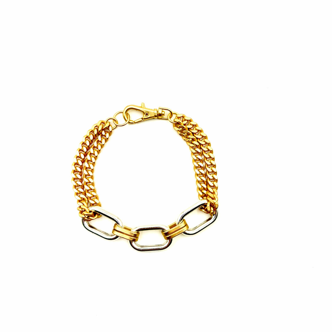 LJ Sonder Jewelry - Bracelets Hampton Mixed Metal Bracelet