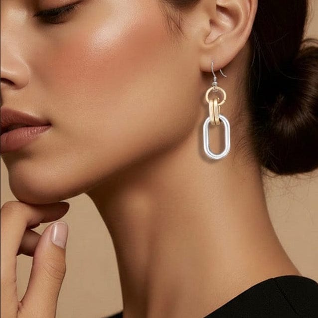 LJ Sonder Jewelry - Earrings Hampton One-Link Earrings