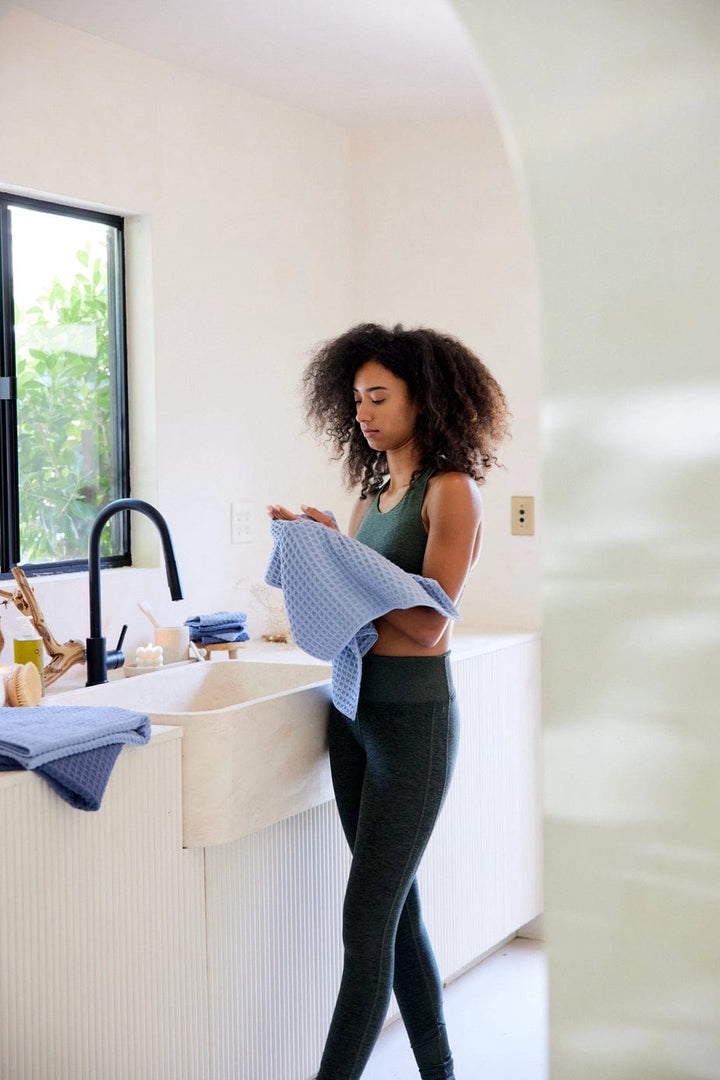 Geometry Home Decor - Linens Hand Towels - Waffle