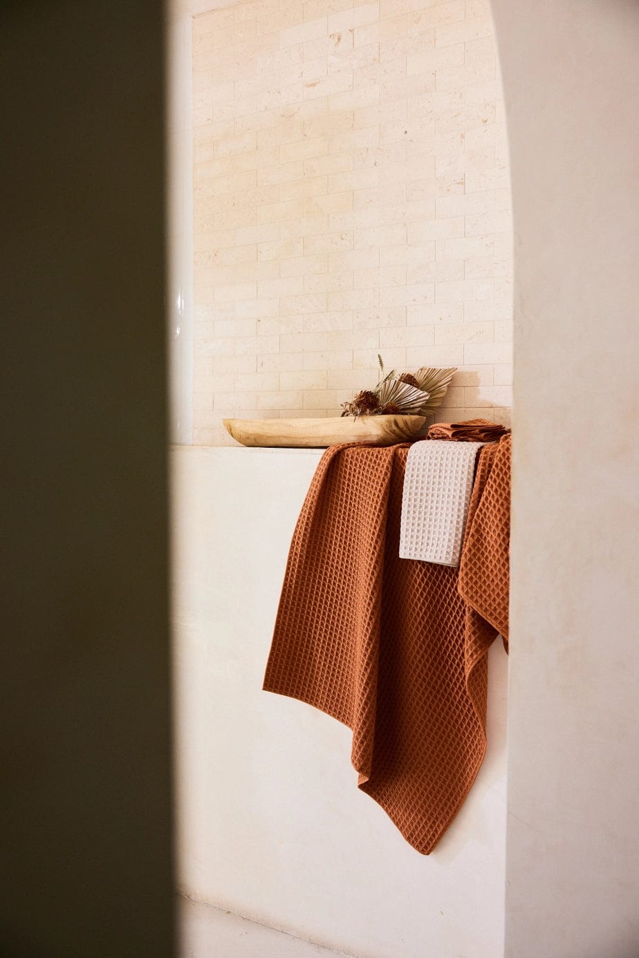 Geometry Home Decor - Linens Hand Towels - Waffle