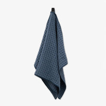 Load image into Gallery viewer, Geometry Home Decor - Linens Midnight Blue Hand Towels - Waffle
