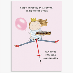 Calypso Cards Cards Happy Birthday to a strong, independent woman... - Card