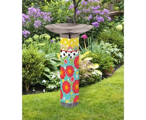Studio M Home Decor - Garden& - Outdoor Happy Go Lucky Bird Bath Art Pole