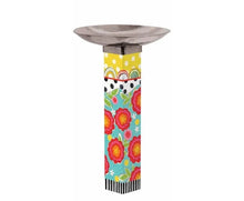 Load image into Gallery viewer, Studio M Home Decor - Garden&amp; - Outdoor Happy Go Lucky Bird Bath Art Pole
