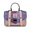 Islander UK Harris Tweed Pink & Blue Mini Satchel  Handbag