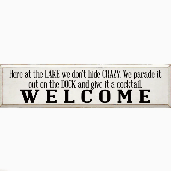 Sawdust City Other - Novelty Gifts Here at the Lake Wall Art