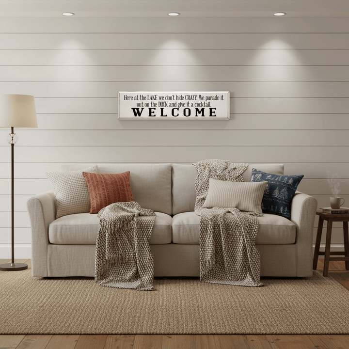 Sawdust City Other - Novelty Gifts Here at the Lake Wall Art