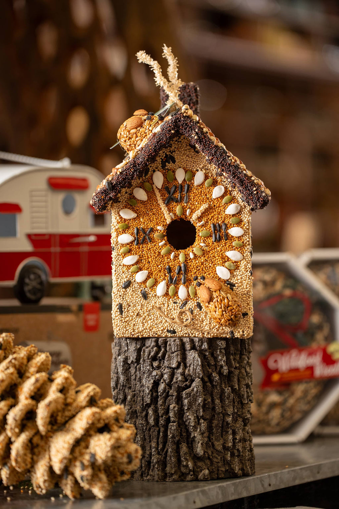 Mr. Bird Birdhouse Hickory Dickory Clock Birdhouse