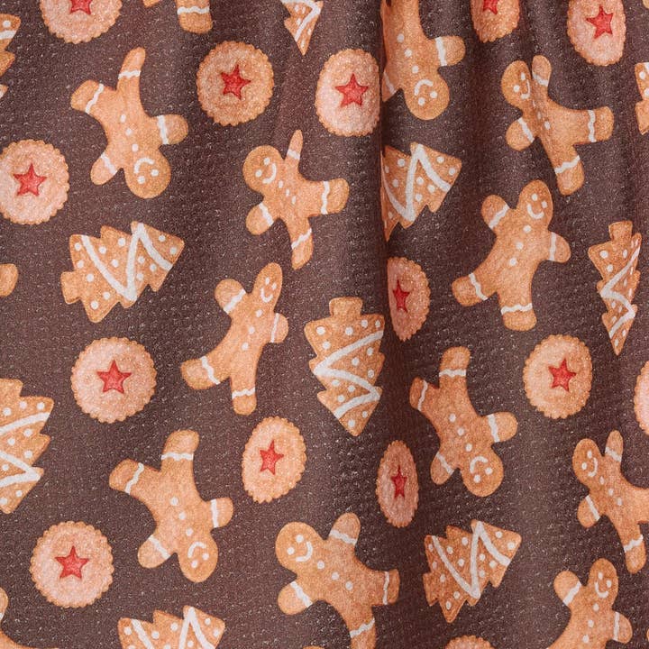 Geometry Tea Towel Holiday Cookies Tea Towel