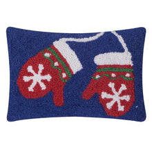 Load image into Gallery viewer, Peking Handicraft Holiday Mittens Hook Pillow
