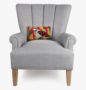 Sticks and Steel Holiday Partridge Hook Pillow