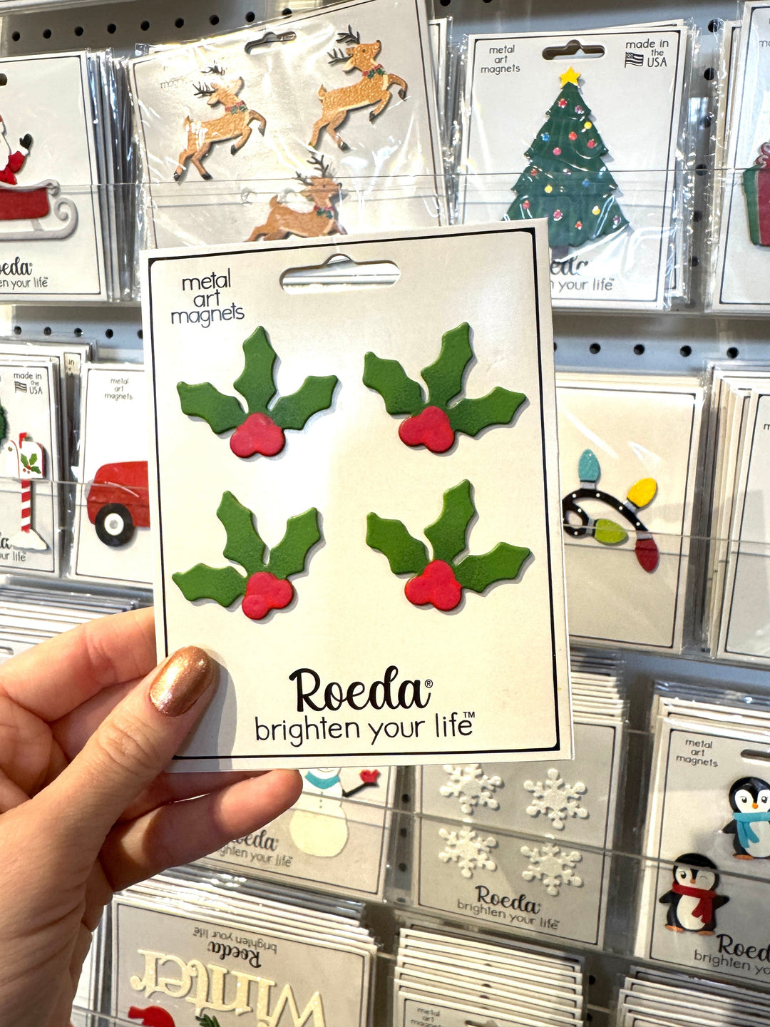 Roeda Studio Magnet Holly Magnets – Set of 4