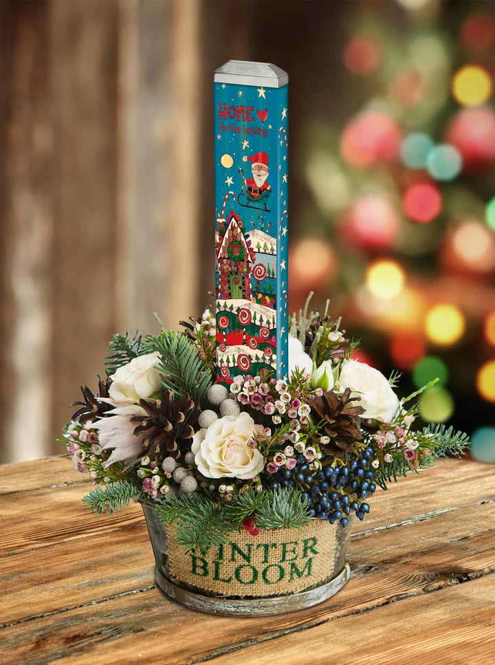 Demdaco Art Pole Home for the Holidays 13" Mini Art Pole