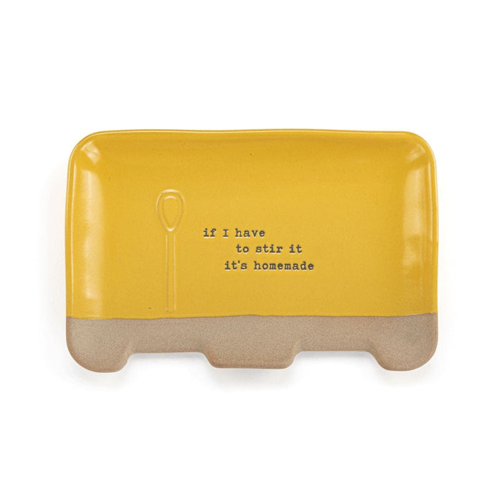 Demdaco Home Decor - Home Accent Homemade Double Spoon Rest
