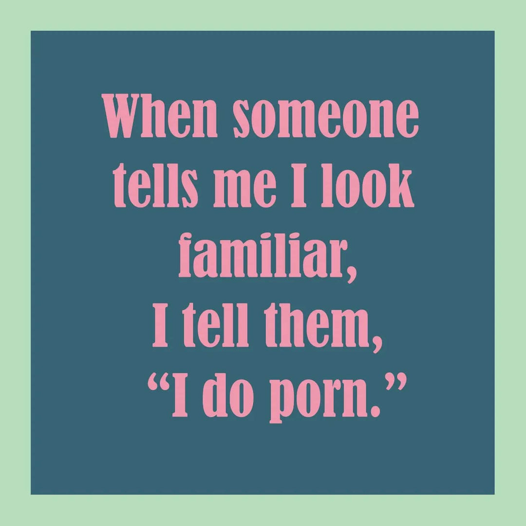 Drinks on Me Coasters Cards I Do Porn Card