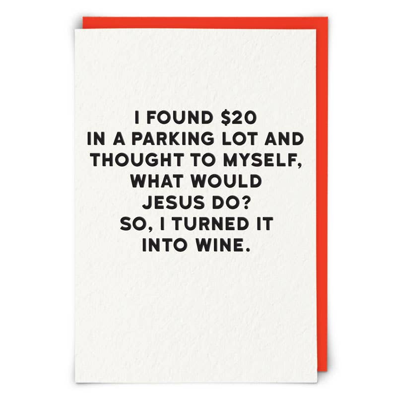 Redback Cards Greeting Cards I Found $20 Funny Greeting Card
