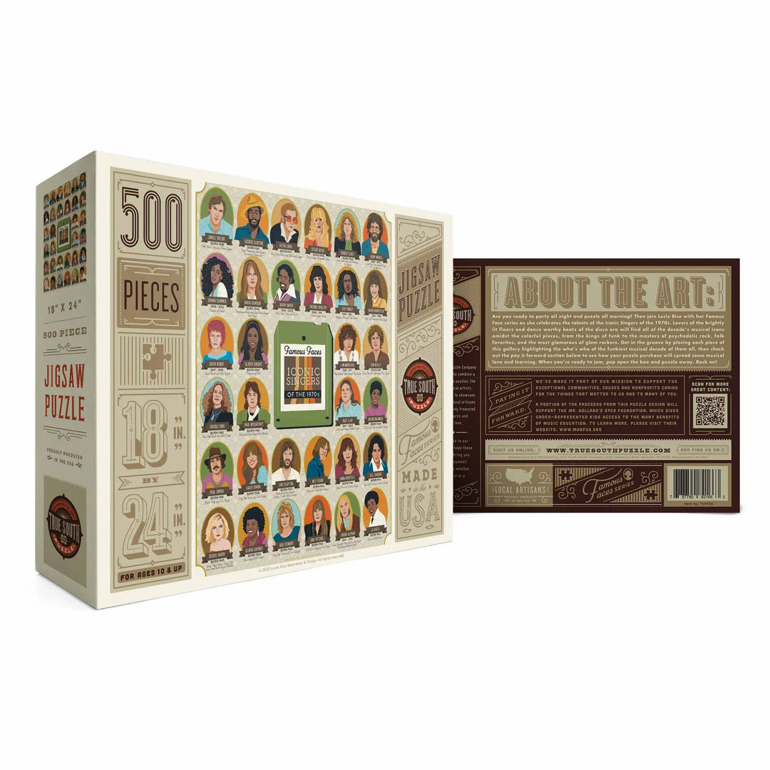 True South Puzzles Books Cards Games and Puzzles - Games and Puzzles Iconic Singers of the 1970&