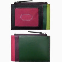 Load image into Gallery viewer, ili New York ili New York Leather Credit Card &amp; ID Holder – RFID Blocking Zip Card Case
