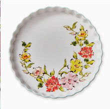 Load image into Gallery viewer, Tag True Living Bakeware In Bloom Ceramic Quiche &amp; Tart Pan
