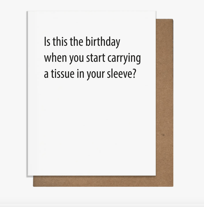 Pretty Alright Goods Cards Is this the birthday when you start... - Card