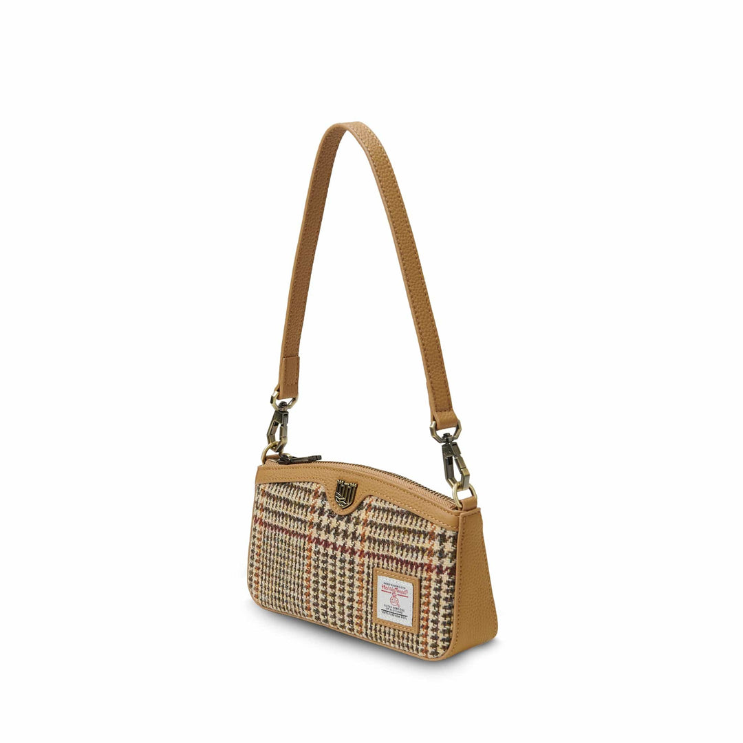 Islander UK Ailsa Leather Crossbody &amp; Clutch Islander UK Ailsa Leather Crossbody &amp; Clutch – Beige Dogtooth