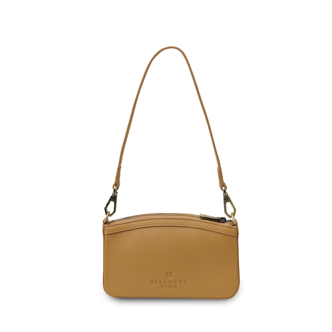 Islander UK Ailsa Leather Crossbody &amp; Clutch Islander UK Ailsa Leather Crossbody &amp; Clutch – Beige Dogtooth