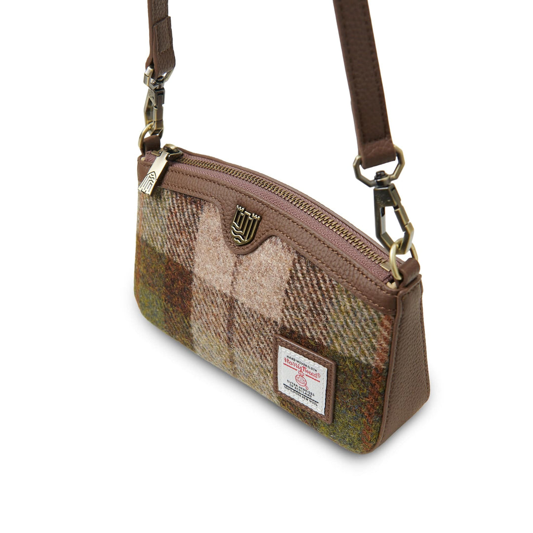 Islander UK Ailsa Leather Crossbody &amp; Clutch Islander UK Ailsa Leather Crossbody &amp; Clutch – Chestnut Tartan