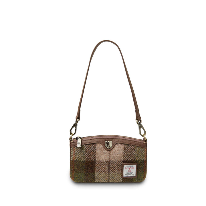 Islander UK Ailsa Leather Crossbody &amp; Clutch Islander UK Ailsa Leather Crossbody &amp; Clutch – Chestnut Tartan