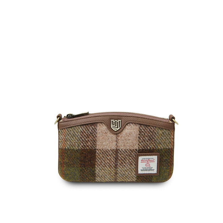 Islander UK Ailsa Leather Crossbody &amp; Clutch Islander UK Ailsa Leather Crossbody &amp; Clutch – Chestnut Tartan
