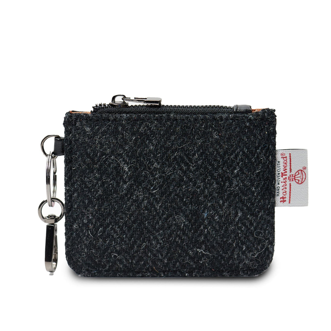 Islander UK Card Zip Wallet Islander UK Card Zip Wallet – Black Herringbone