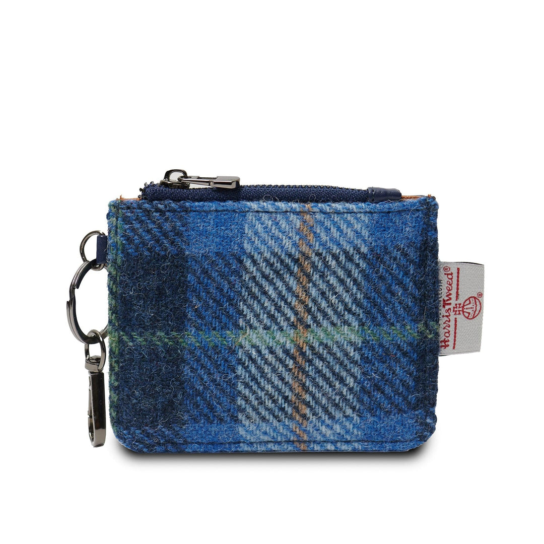 Islander UK Card Zip Wallet Islander UK Card Zip Wallet – Blue Tartan