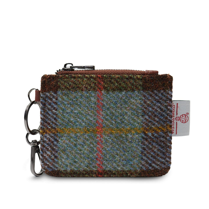 Islander UK Card Zip Wallet Islander UK Card Zip Wallet – Chestnut/Blue Tartan