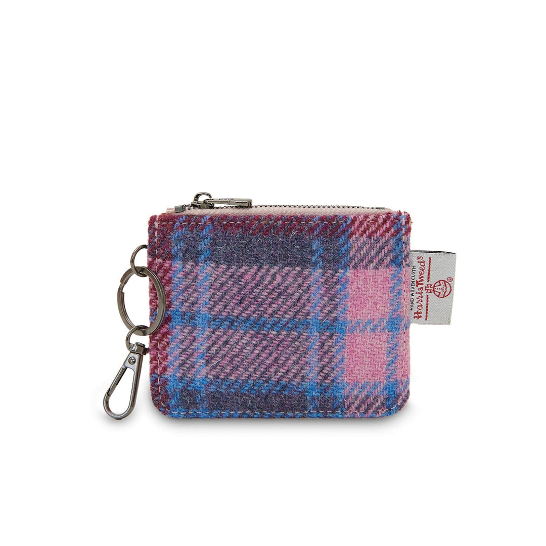 Islander UK Card Zip Wallet Islander UK Card Zip Wallet – Pink/Blue Tartan