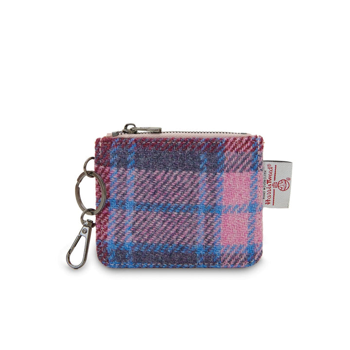 Islander UK Card Zip Wallet Islander UK Card Zip Wallet – Pink/Blue Tartan