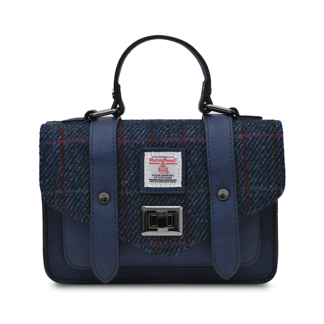Islander UK Mini Satchel Islander UK Mini Satchel – Navy Over Check