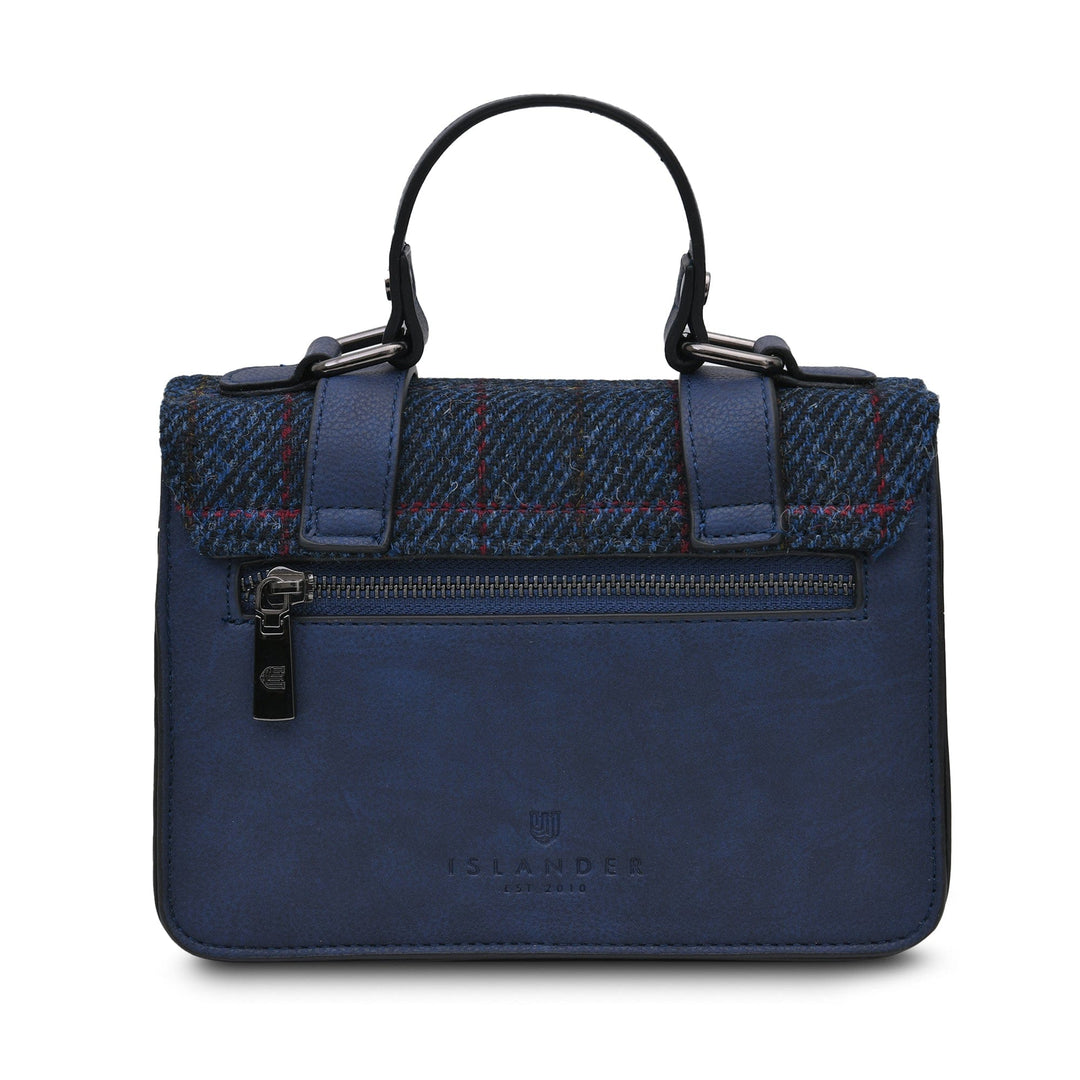 Islander UK Mini Satchel Islander UK Mini Satchel – Navy Over Check