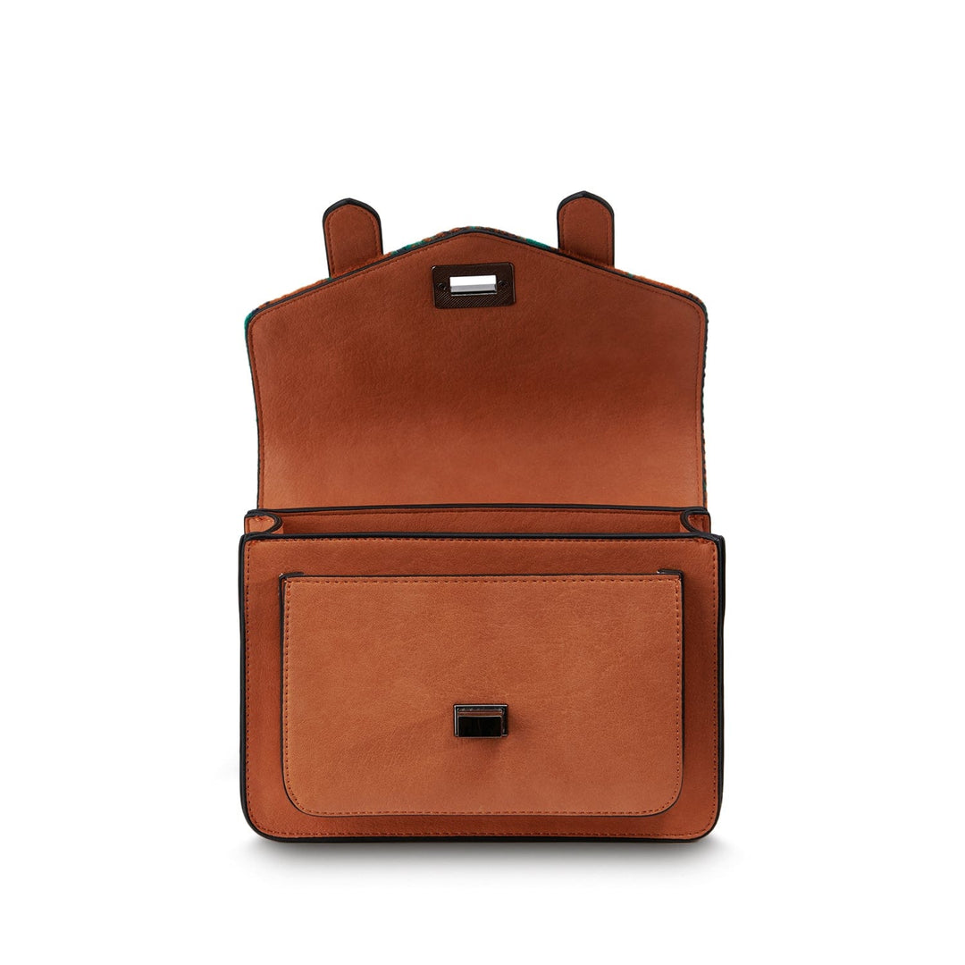 Islander UK Mini Satchel Islander UK Mini Satchel – Orange/Blue Tartan