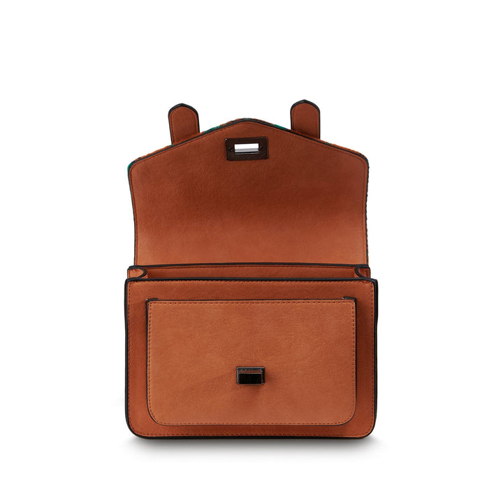 Islander UK Mini Satchel Islander UK Mini Satchel – Orange/Blue Tartan