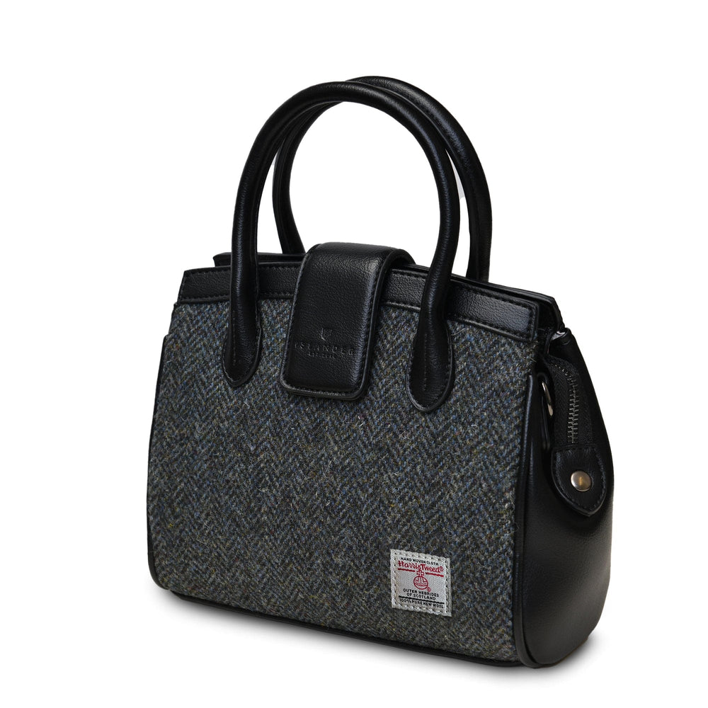 Islander UK Mini Tiree Tote Islander UK Mini Tiree Tote – Black/Grey Herringbone