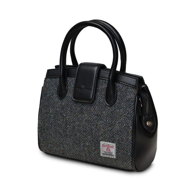 Islander UK Mini Tiree Tote Islander UK Mini Tiree Tote – Black/Grey Herringbone