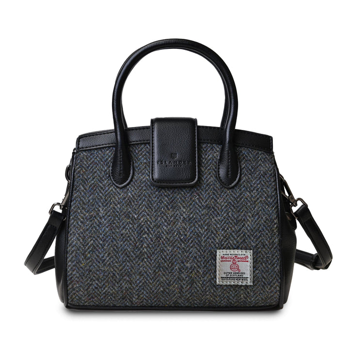 Islander UK Mini Tiree Tote Islander UK Mini Tiree Tote – Black/Grey Herringbone