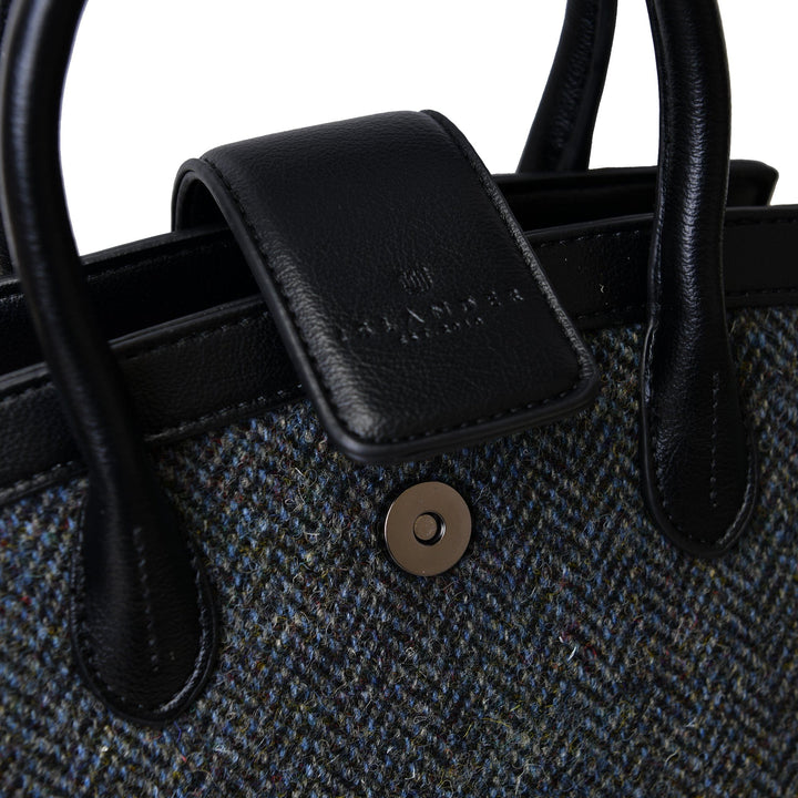 Islander UK Mini Tiree Tote Islander UK Mini Tiree Tote – Black/Grey Herringbone