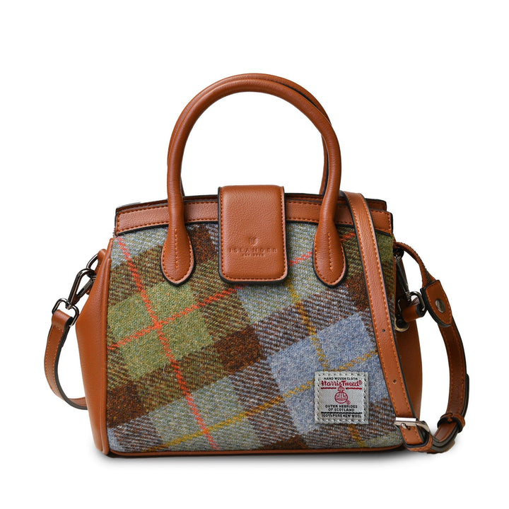 Islander UK Mini Tiree Tote Islander UK Mini Tiree Tote – Chestnut/Blue Tartan