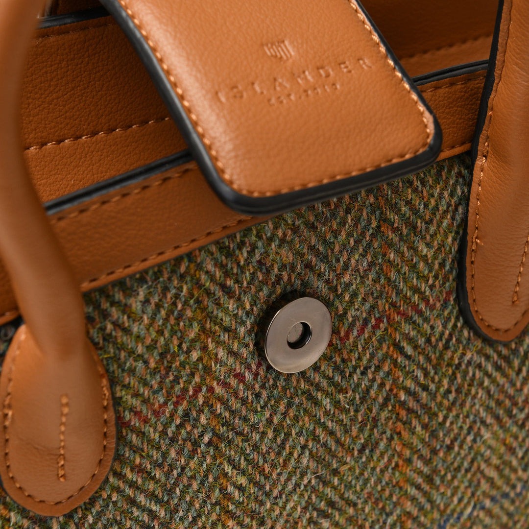 Islander UK Mini Tiree Tote Islander UK Mini Tiree Tote – Chestnut Herringbone