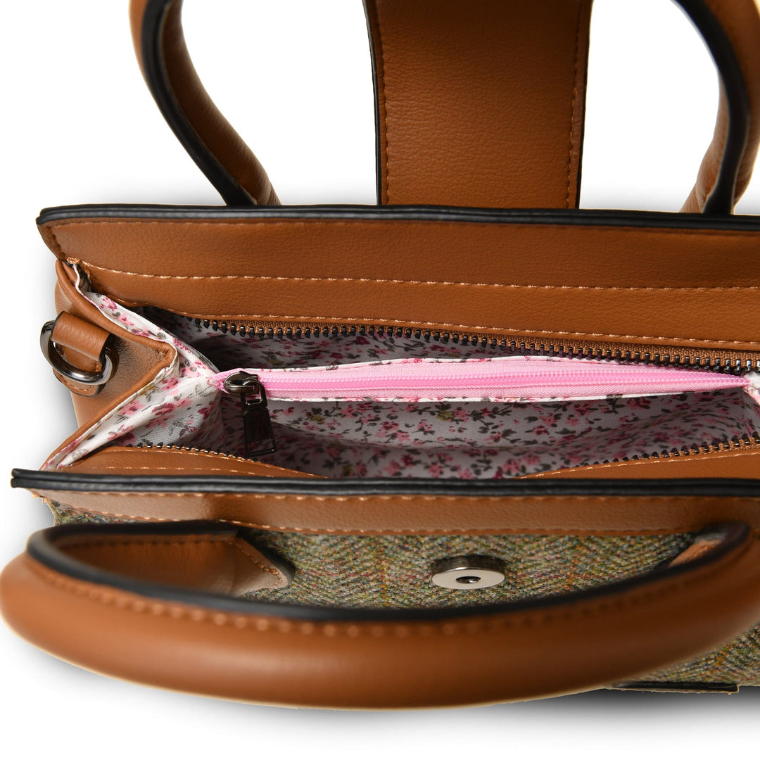 Islander UK Mini Tiree Tote Islander UK Mini Tiree Tote – Chestnut Herringbone