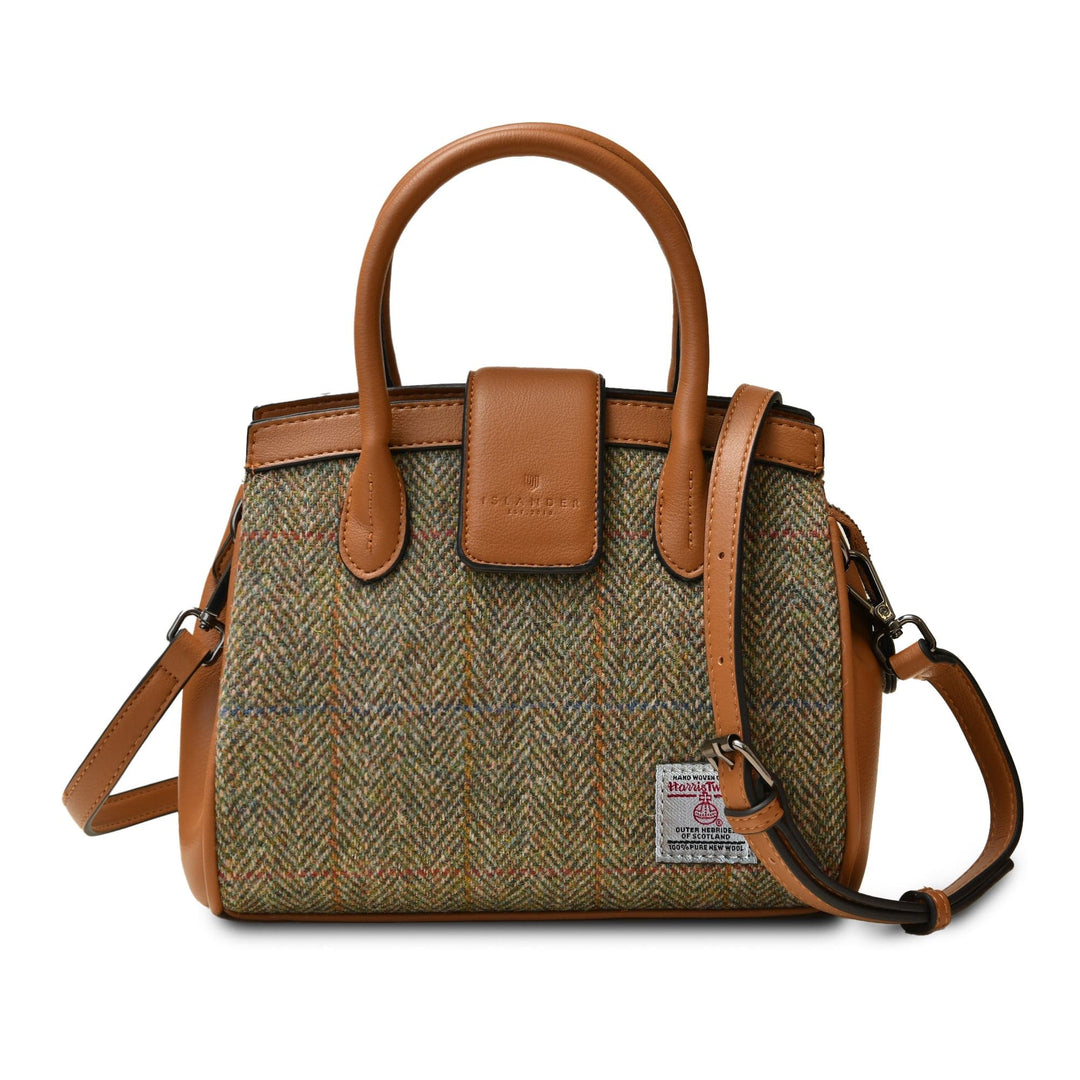 Islander UK Mini Tiree Tote Islander UK Mini Tiree Tote – Chestnut Herringbone