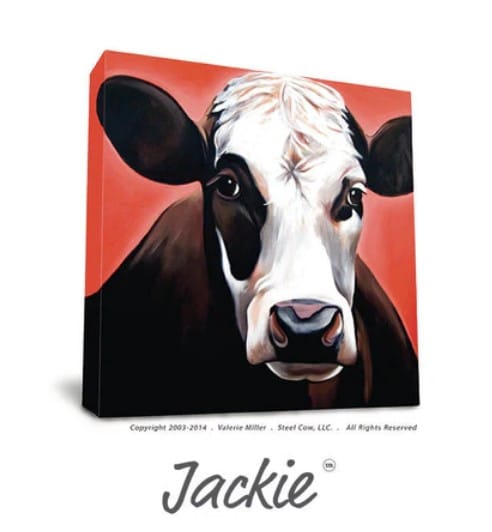Steel Cow LLC Canvas Print Jackie – Canvas Wall Art Print