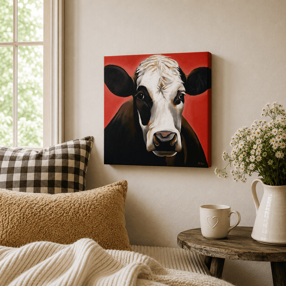 Steel Cow LLC Canvas Print Jackie – Canvas Wall Art Print