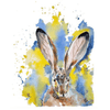 Aaron Burgers Wall Art Jackrabbit Print